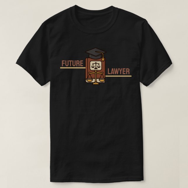 Future Lawyer Graduation  T Shirt (Design framsida)
