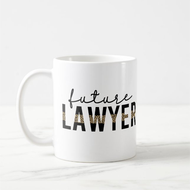 Future Lawyer Law School Student Gift Kaffemugg (Vänster)