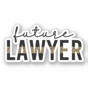Future Lawyer Law School Student Gift Klistermärken