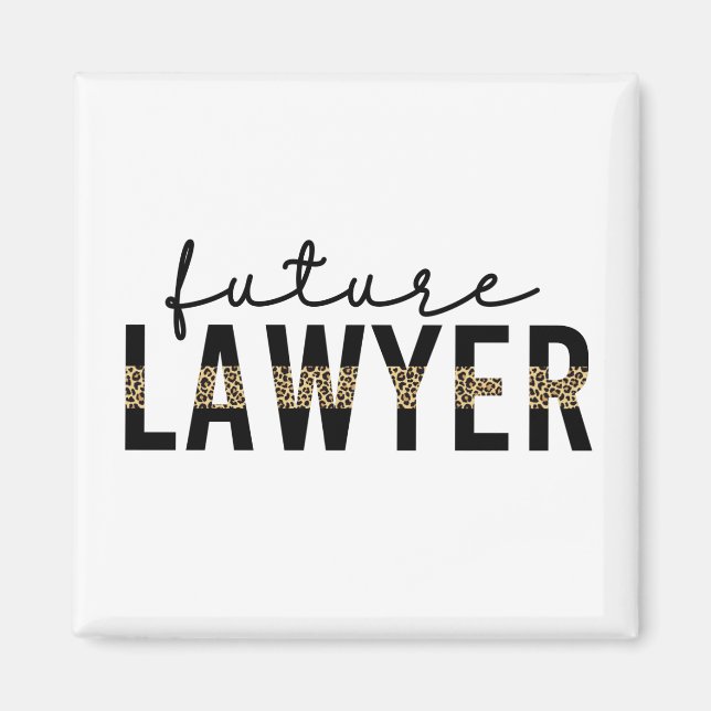 Future Lawyer Law School Student Gift Magnet (Framsidan)