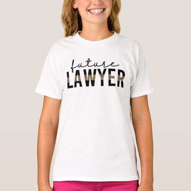 Future Lawyer Law School Student Gift T Shirt (Framsida)