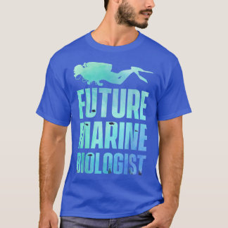 Future Marine Biologist Biology Ocean Science Stud T Shirt
