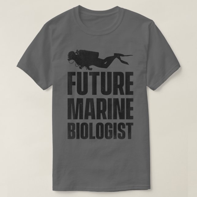 Future Marine Biologist Biology Ocean Science Stud T Shirt (Design framsida)