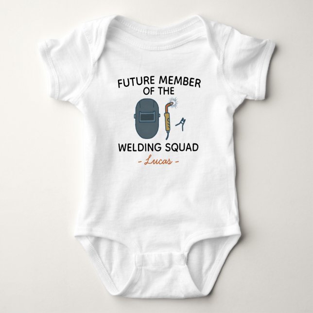 Future Member of The Welding Squad - Metal Worker T Shirt (Framsida)