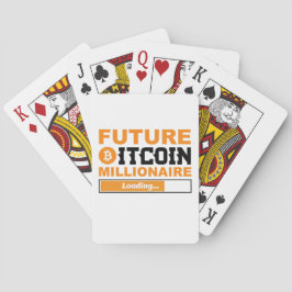 Future Millionaire Bitcoin Humor Cryptocurrency  Casinokort