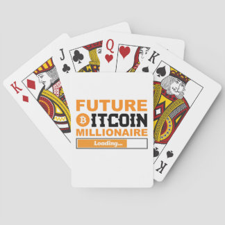 Future Millionaire Bitcoin Humor Cryptocurrency  Casinokort