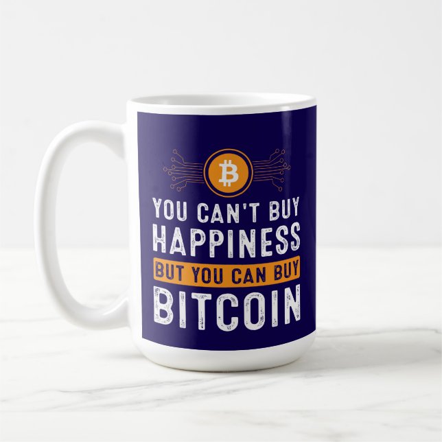 Future Millionaire Bitcoin Humor Cryptocurrency  Kaffemugg (Vänster)