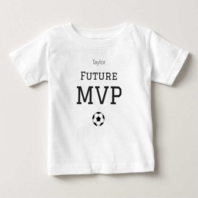 Future MVP Custom Name Baby Outfit T Shirt (Framsida)