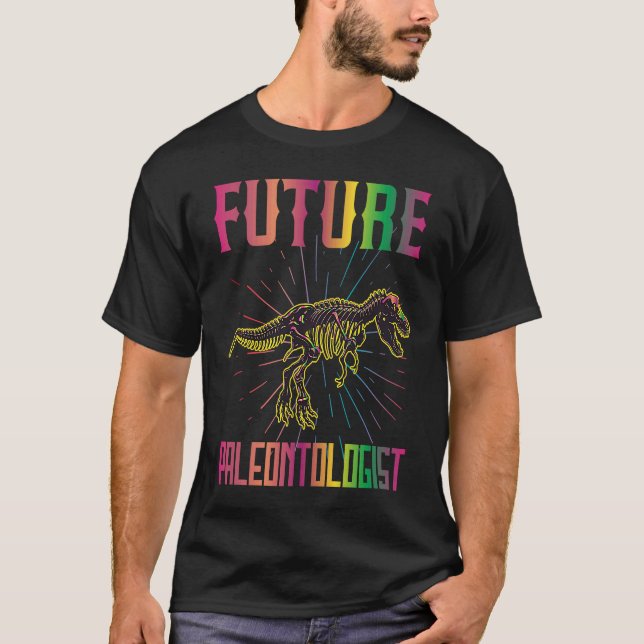 Future Paleontologist Dinosaurs Lovers Paleontolog T Shirt (Framsida)