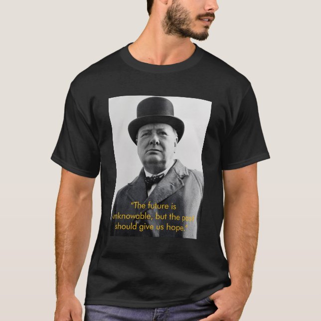 Future, Past Churchill T Shirt (Framsida)