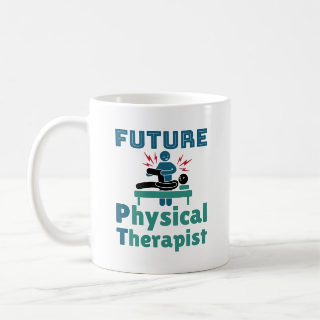 Future Physical Therapist PT Student Kaffemugg (Vänster)