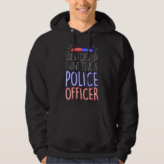 Future Presentidé för Polisman Patriotisk Polis Hoodie