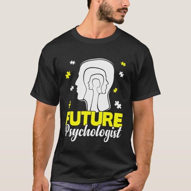 Future Psychologist School Psychology Student Grap T Shirt (Framsida)