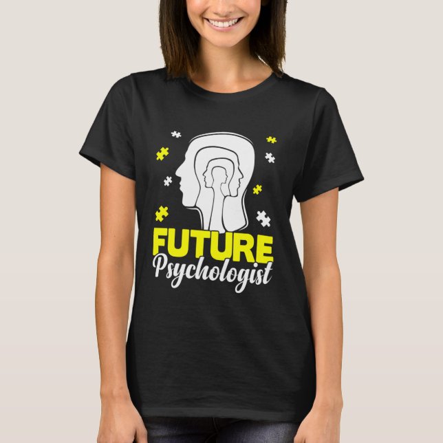 Future Psychologist School Psychology Student Grap T Shirt (Framsida)