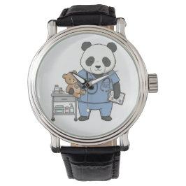 Future RN Panda: Adorable Medical Student Armbandsur