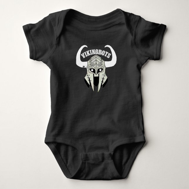 Future Robotics Engineer Baby Bodysuit T Shirt (Framsida)