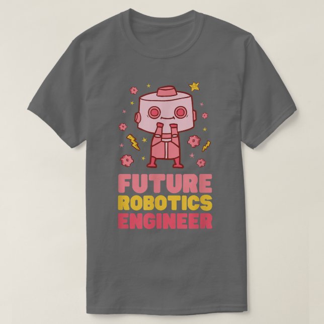 Future Robotics Engineer - Nerdy Science847 T Shirt (Design framsida)