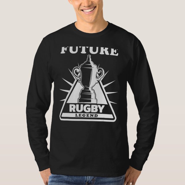 Future Rugby Legend Funny Manar Rugby Shirt Rugby  T (Framsida)