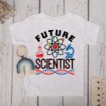 Future Scientist Science Älskare STEM<br><div class="desc">Framtida forskardesign för kemi,  fysik eller biologi student. Perfekt STEM-design för alla som vill vara kemist,  fysiker eller biolog. Framtida utformning av vetenskaplig novelty har grafik av atom,  mikroskop,  bägare och DNA. Underbar till bära till vetenskapsläger eller vetenskapsläger.</div>
