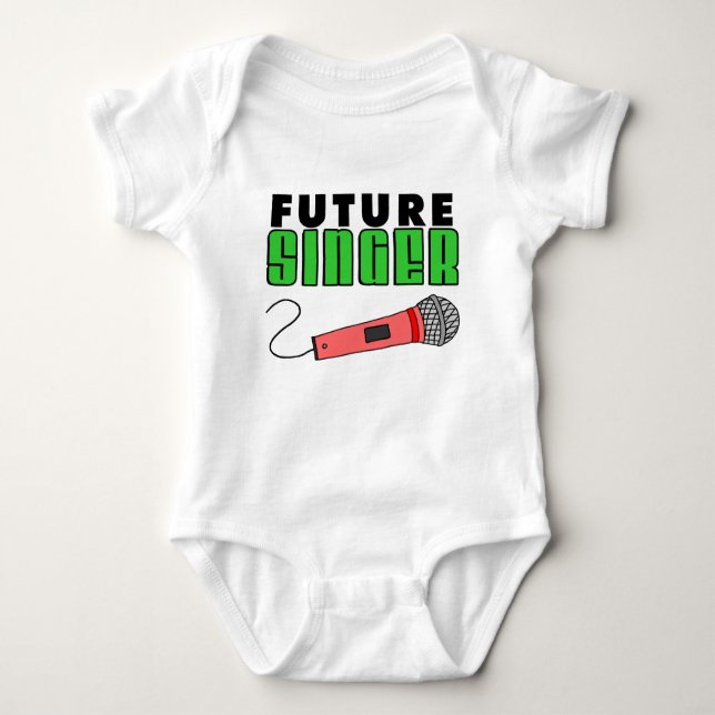 Future Singer Rosa Microphone Tee (Framsida)