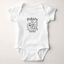 Future Surfer baby, baby Surfa Shirt, Surfing