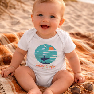 Future Surfer Baby Body Retro Coastal T Shirt