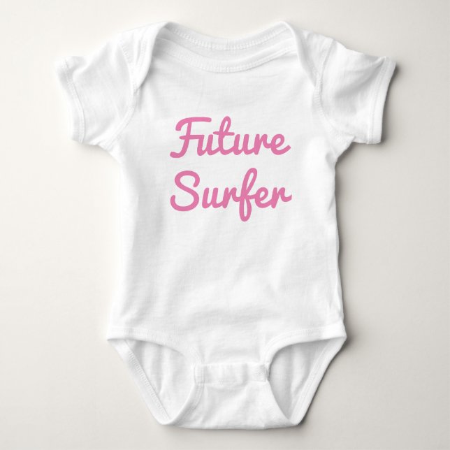 Future Surfer Baby Body T Shirt (Framsida)