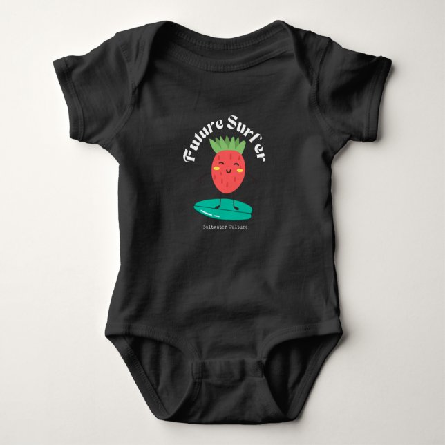 Future Surfer Shirt, Baby Surfa Shirt, Surfing Tsh T Shirt (Framsida)