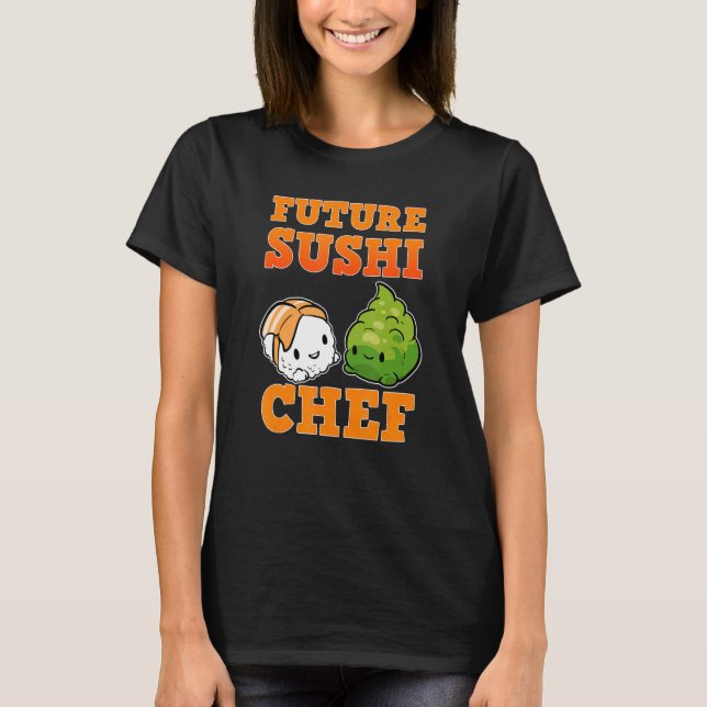 Future Sushi Chef T Shirt (Framsida)