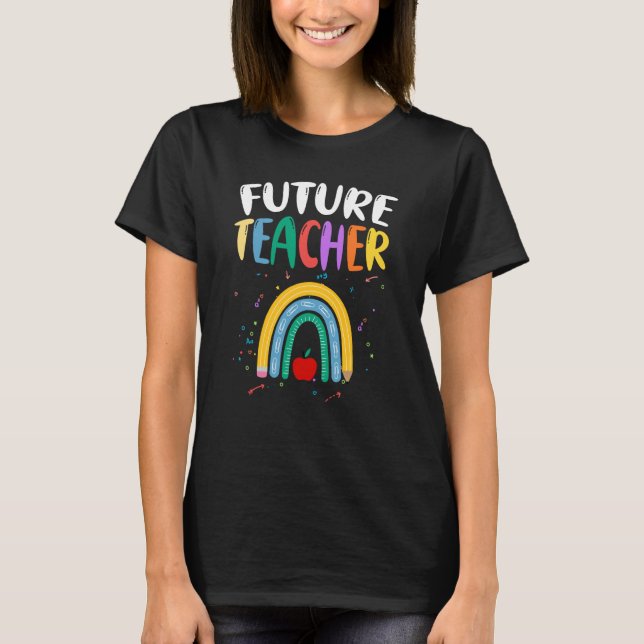 Future Teacher Education School Passed Graduation  T Shirt (Framsida)
