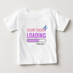 Future Teacher Loading Funny Personlig Unisex T Shirt