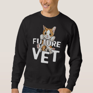 Future Vet Medical Animal Doktor Veterinary Studen Lång Ärmad Tröja
