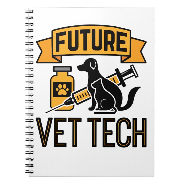Future Vet Tech Anteckningsbok (Framsidan)