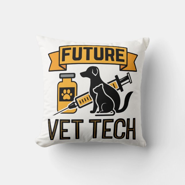 Future Vet Tech Kudde (Framsida)
