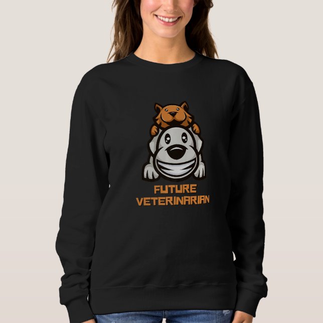 Future Veterinarian Fun Vet Student 2 T Shirt (Framsida)