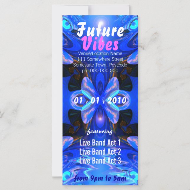 Future Vibes Event Flyer (Framsida)