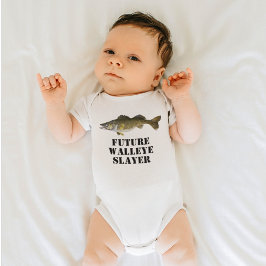 Future Walleye Sayer Fishing Baby Shirt T