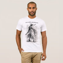 Future Warrior Graphic T-shirt - Cyberpunk Samurai