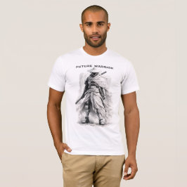 Future Warrior Graphic T-shirt - Cyberpunk Samurai