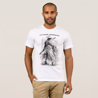 Future Warrior Graphic T-shirt - Cyberpunk Samurai