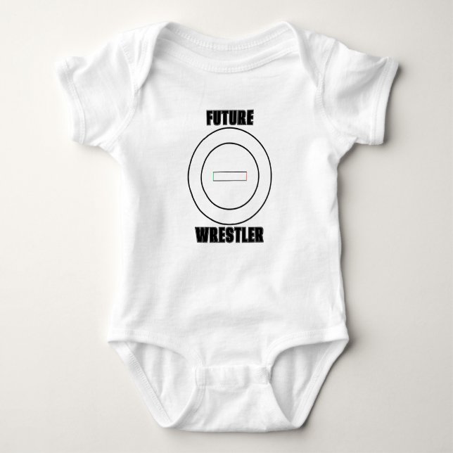 Future Wrestler Baby Jersey T Shirt (Framsida)