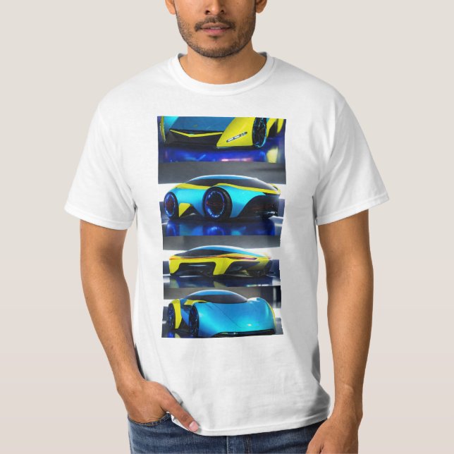 Futurismo-enhet: Ultra Sci-Fi-kort frigjort T Shirt (Framsida)
