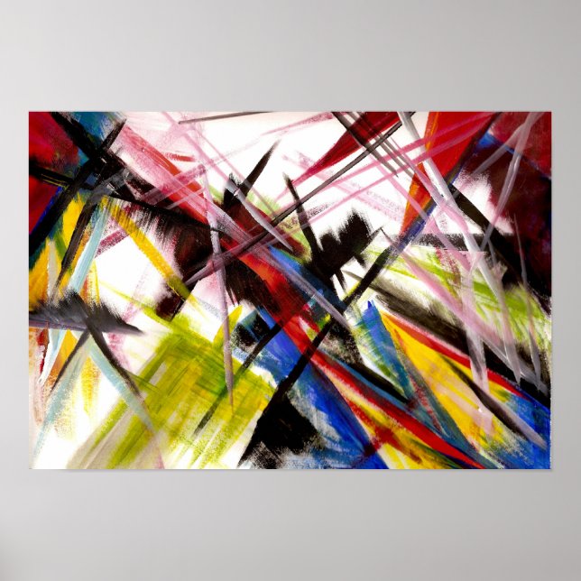 Futurister Genre-målning Poster (Framsidan)