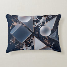 Futuristic Abstract Christmas Mosaic 3D