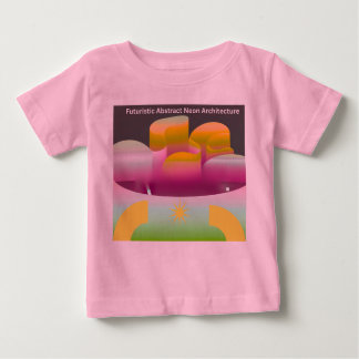 Futuristic Abstract Neon Architecture T Shirt
