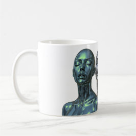 Futuristic Beauty Trio Kaffemugg