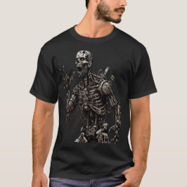Futuristic Cyborg in Detail T Shirt