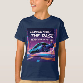 Futuristic Flying Car with Inspirational Quote  T Shirt