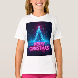  Futuristic Holiday Glow Design T Shirt