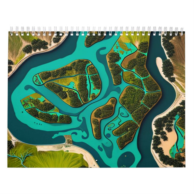 Futuristic Marshlands Kalender (Omslag)
